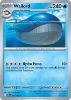 Preview image for the Wailord - 041/159 single card for the collectable card game Pokemon.