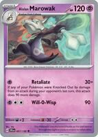 Preview image for the Alolan Marowak single card for the collectable card game Pokemon.