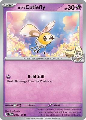 Preview image for the Lillie's Cutiefly single card  for the collectable card game Pokemon.