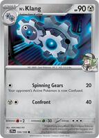 Preview image for the N's Klang single card for the collectable card game Pokemon.