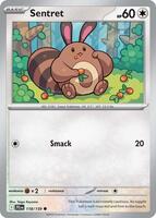 Preview image for the Sentret single card for the collectable card game Pokemon.