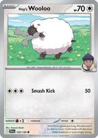 Preview image for the Hop's Wooloo - 135/159 single card for the collectable card game Pokemon.