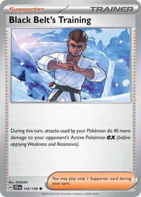 Preview image for the Black Belt's Training - 145/159 single card  for the collectable card game Pokemon.