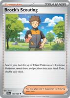 Preview image for the Brock's Scouting - 146/159 single card for the collectable card game Pokemon.