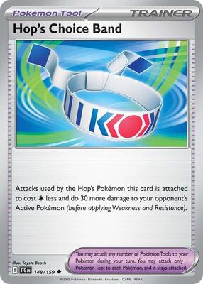 Preview image for the Hop's Choice Band single card  for the collectable card game Pokemon.