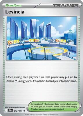 Preview image for the Levincia single card  for the collectable card game Pokemon.