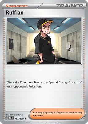 Preview image for the Ruffian - 157/159 single card  for the collectable card game Pokemon.