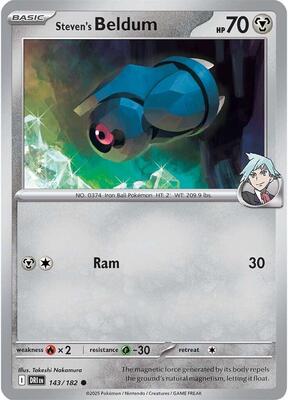 Preview image for the Steven's Beldum single card  for the collectable card game Pokemon.