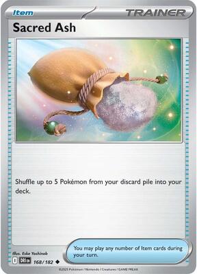 Preview image for the Sacred Ash single card  for the collectable card game Pokemon.