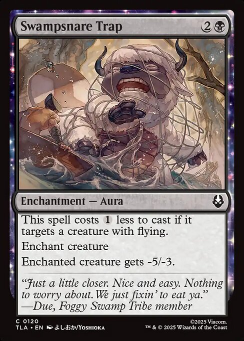 Preview image for the Swampsnare Trap single card for the collectable card game Magic: The Gathering.