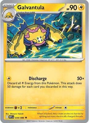 Preview image for the Galvantula single card  for the collectable card game Pokemon.
