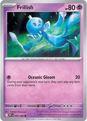 Preview image for the Frillish single card  for the collectable card game Pokemon.