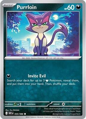 Preview image for the Purrloin single card  for the collectable card game Pokemon.