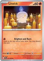Preview image for the Litwick single card  for the collectable card game Pokemon.