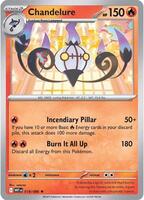 Preview image for the Chandelure single card  for the collectable card game Pokemon.