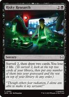 Preview image for the Risky Research single card  for the collectable card game Magic: The Gathering.