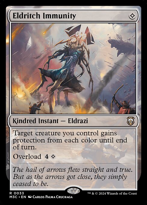Preview image for the Eldritch Immunity single card for the collectable card game Magic: The Gathering.