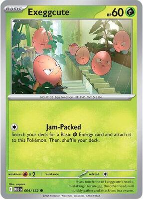 Preview image for the Exeggcute single card  for the collectable card game Pokemon.
