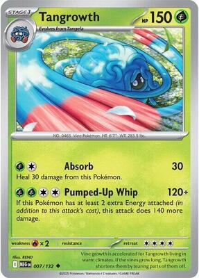 Preview image for the Tangrowth single card  for the collectable card game Pokemon.