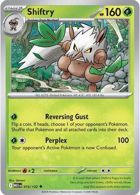 Preview image for the Shiftry single card  for the collectable card game Pokemon.
