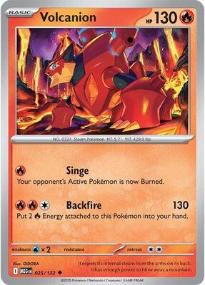 Preview image for the Volcanion single card  for the collectable card game Pokemon.