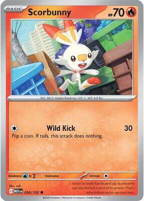Preview image for the Scorbunny single card  for the collectable card game Pokemon.