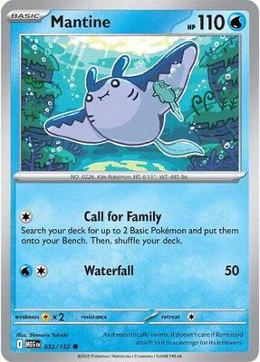 Preview image for the Mantine single card  for the collectable card game Pokemon.