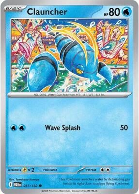Preview image for the Clauncher single card  for the collectable card game Pokemon.