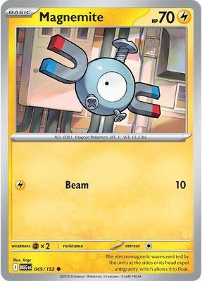 Preview image for the Magnemite single card  for the collectable card game Pokemon.