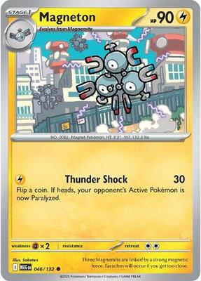 Preview image for the Magneton single card  for the collectable card game Pokemon.