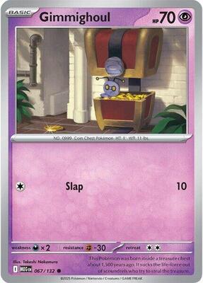 Preview image for the Gimmighoul single card  for the collectable card game Pokemon.
