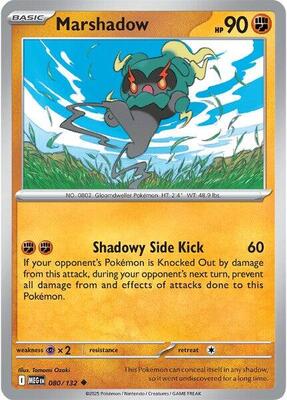 Preview image for the Marshadow - 080/132 single card  for the collectable card game Pokemon.