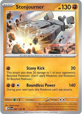 Preview image for the Stonjourner single card  for the collectable card game Pokemon.