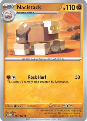 Preview image for the Naclstack single card  for the collectable card game Pokemon.