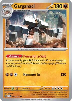 Preview image for the Garganacl - 084/132 single card  for the collectable card game Pokemon.