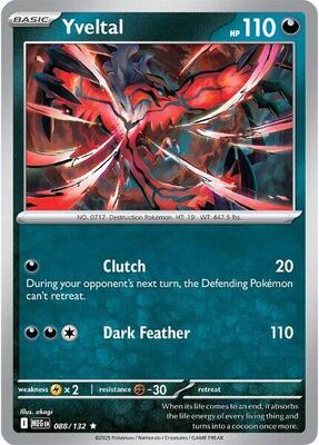 Preview image for the Yveltal single card  for the collectable card game Pokemon.