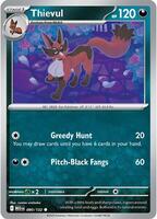 Preview image for the Thievul single card  for the collectable card game Pokemon.