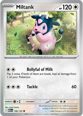 Preview image for the Miltank single card  for the collectable card game Pokemon.