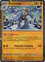 Preview image for the Machamp 068/165 (Cosmos Holo) single card for the collectable card game Pokemon.