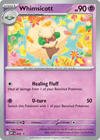Preview image for the Whimsicott (Cosmos Holo) single card for the collectable card game Pokemon.
