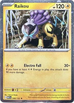 Preview image for the Raikou - 048/132 (Cosmos Holo) single card  for the collectable card game Pokemon.