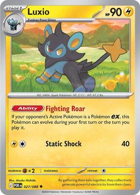 Preview image for the Luxio single card  for the collectable card game Pokemon.