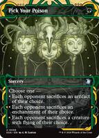 Preview image for the Pick Your Poison single card  for the collectable card game Magic: The Gathering.