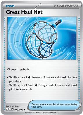 Preview image for the Great Haul Net single card for the collectable card game Pokemon.