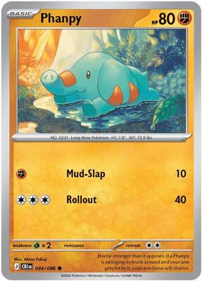 Preview image for the Phanpy single card  for the collectable card game Pokemon.