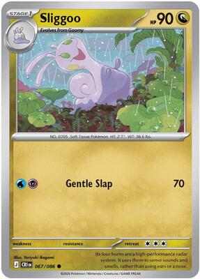 Preview image for the Sliggoo - 067/086 single card  for the collectable card game Pokemon.