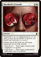 Preview image for the Murdock's Crusade single card  for the collectable card game Magic: The Gathering.