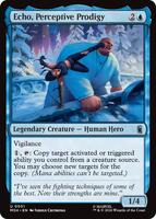 Preview image for the Echo, Perceptive Prodigy single card  for the collectable card game Magic: The Gathering.