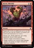 Preview image for the HULK SMASH! single card  for the collectable card game Magic: The Gathering.
