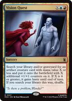 Preview image for the Vision Quest single card  for the collectable card game Magic: The Gathering.